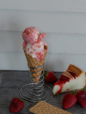 The Drizzle Strawberry Cheesecake